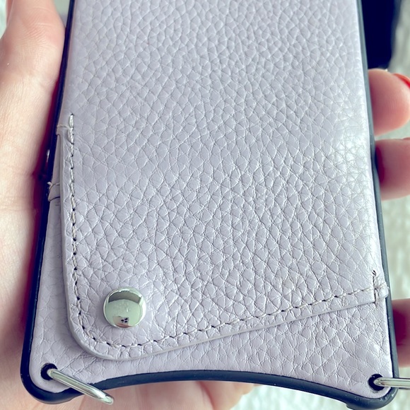 BANDOLIER IPHONE 10 Case and crossbody strap in lavender - Picture 4 of 5